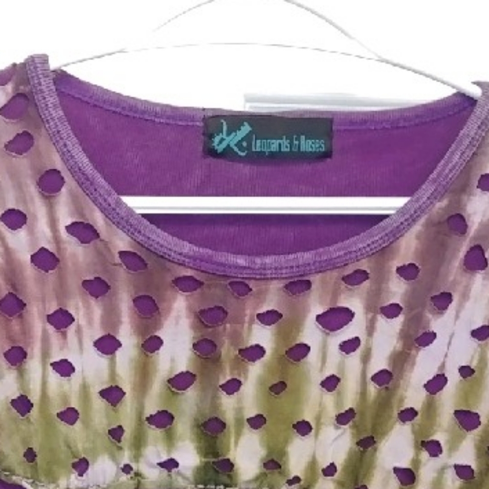 Leopards & Roses m/l tunic. - Picture 6 of 8